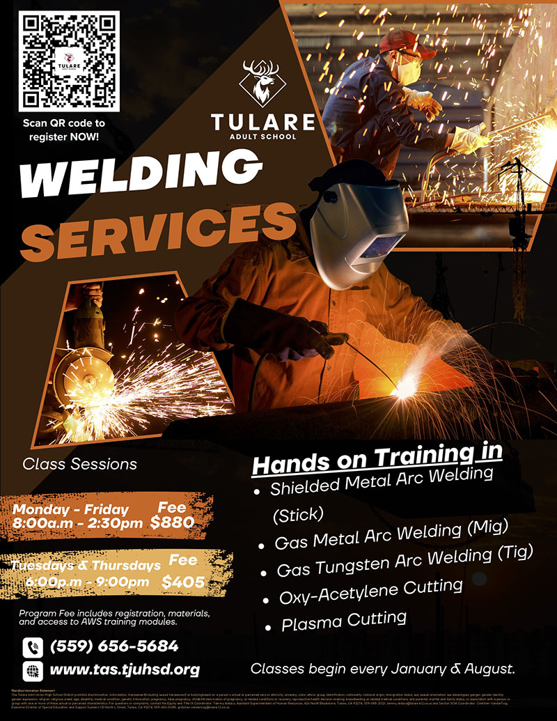 Tulare Welding Services flyer