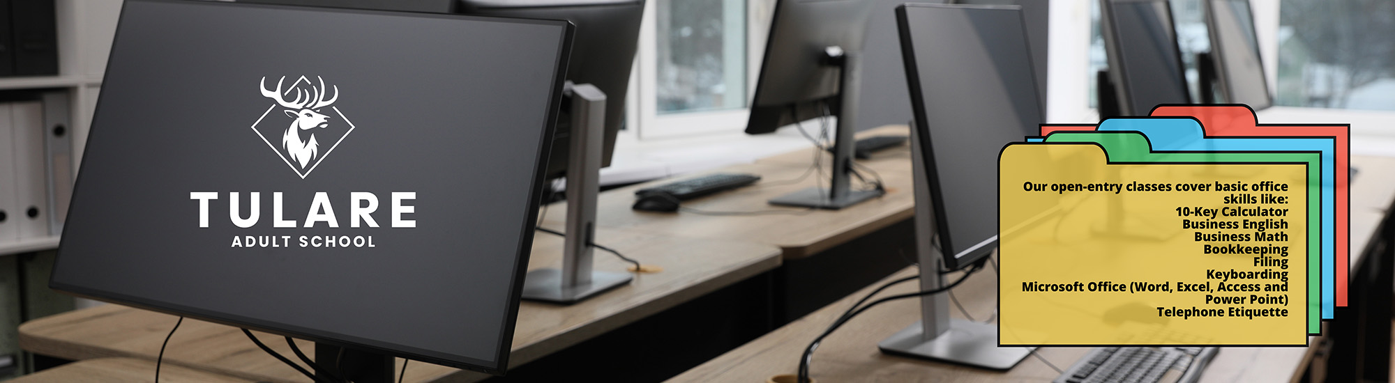 Computers and file folders