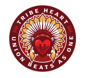 sidebar-Programs Tribe Heart logo Tribe heart union beats as one around an Indian headdress