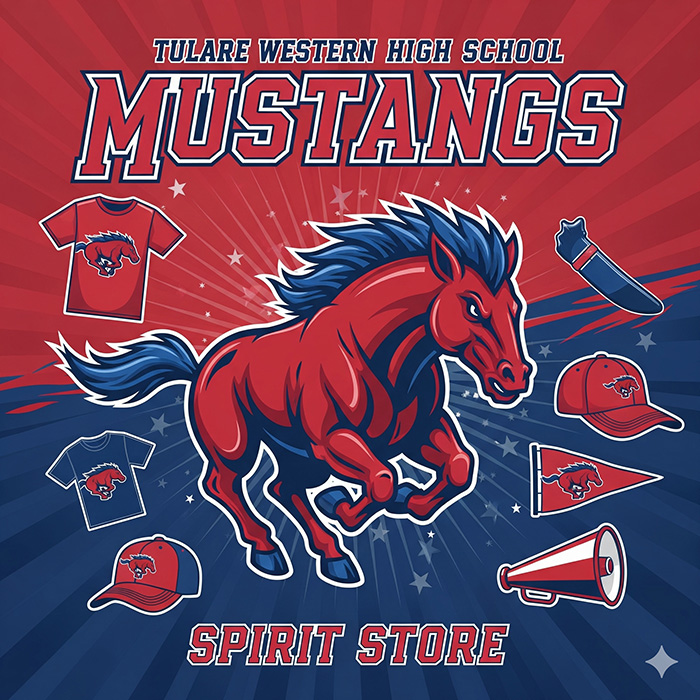 Tulare Western High School Mustangs Spirit Store