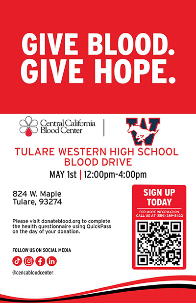 Blood Drive Flyer