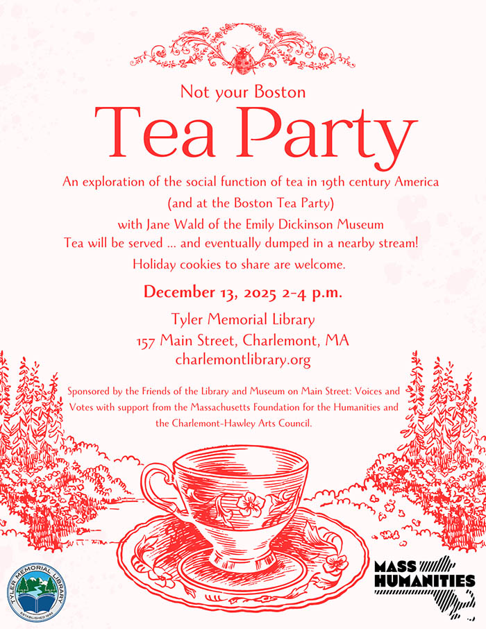 Not your Boston Tea Party flyer