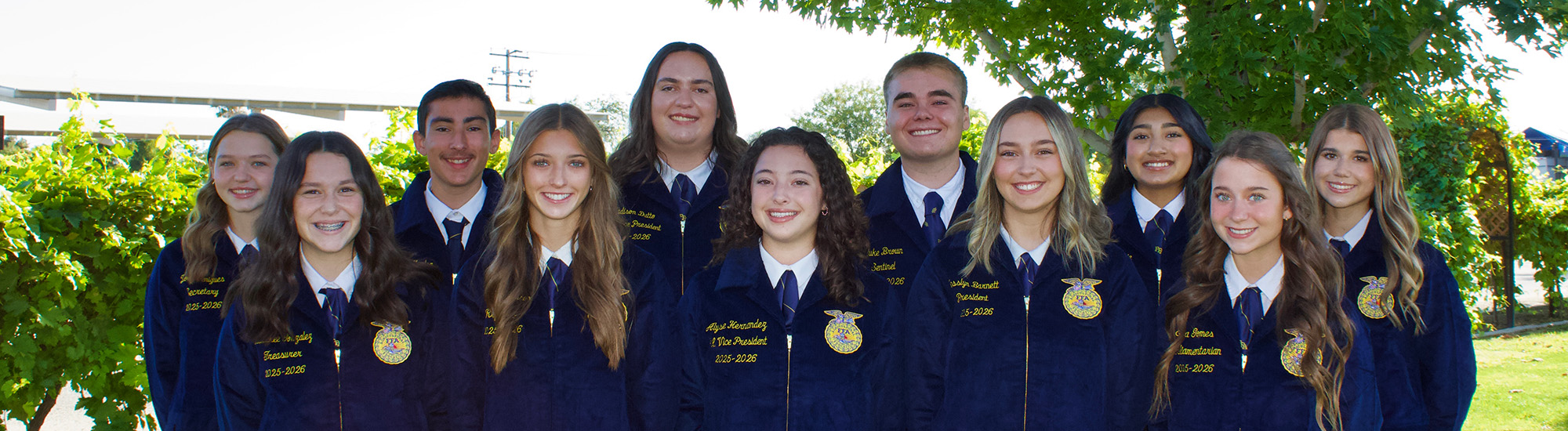 2025–2026 FFA Officers