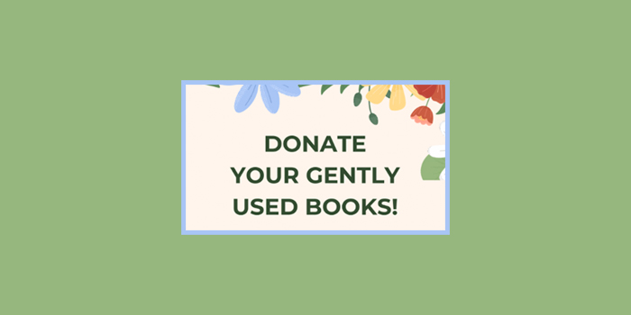Donate Your Gently Used Books!