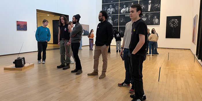 Students at MASS MoCA