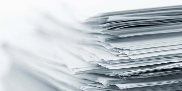 Stack of papers