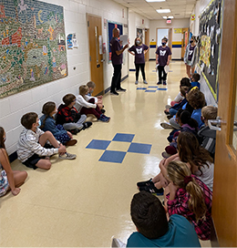 Students in hallway