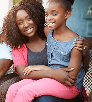 Mother and daughter