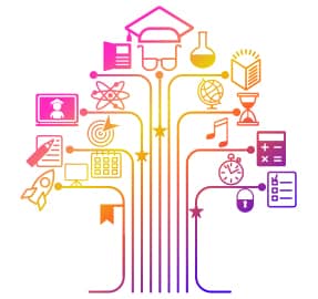 Drawing of educational elements