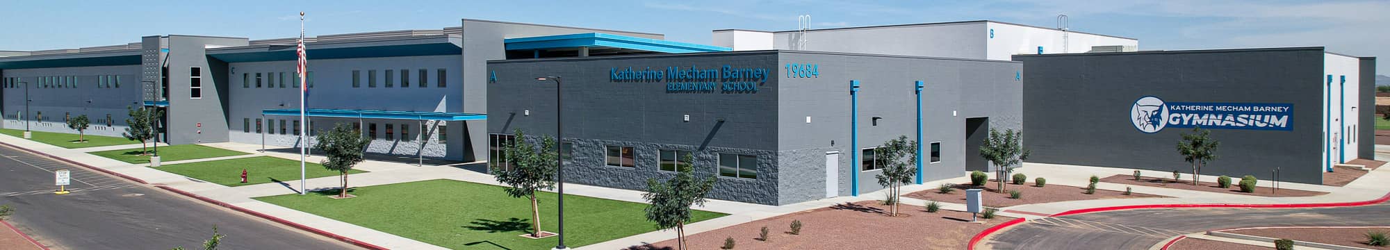 graphic_header_Home Katherine Mecham Barney Elementary Building
