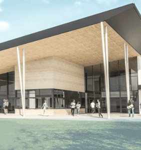 Partial rendering of Crimson High School