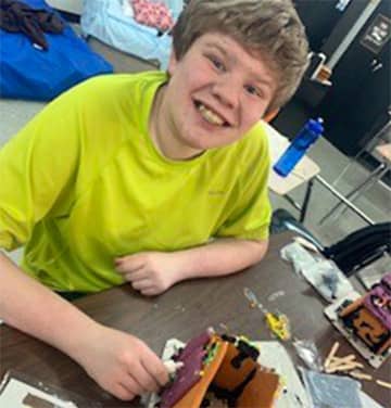 Student smiling