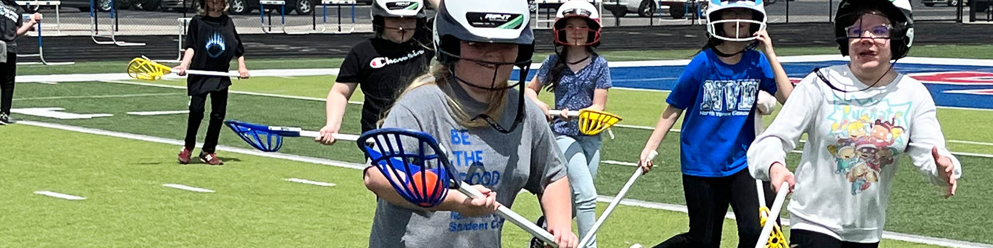 Students enjoying a Lacrosse game