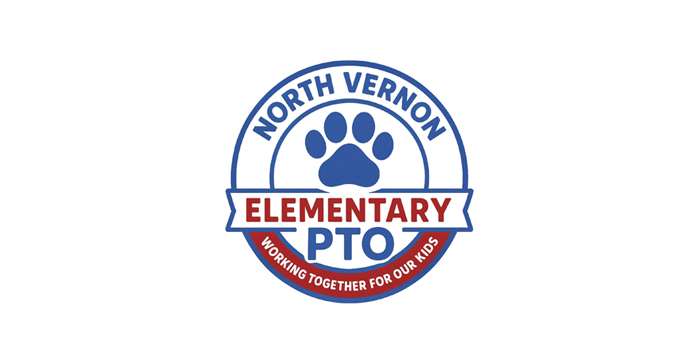 North Vernon Elementary PTO - Working together for our kids logo