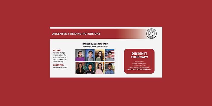 Picture retakes flyer