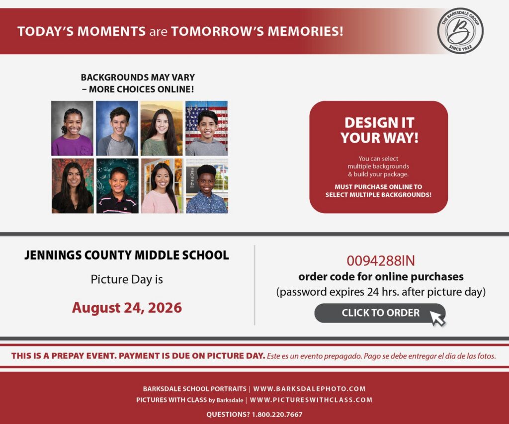 Picture Day by Barksdale School Portraits flyer