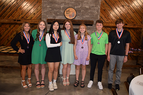 Sophomores Honors students