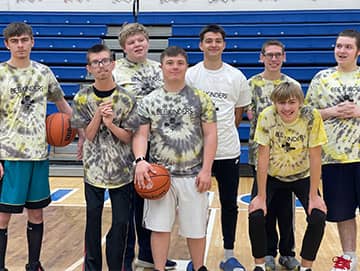 A basketball team