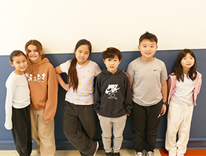 group of happy students