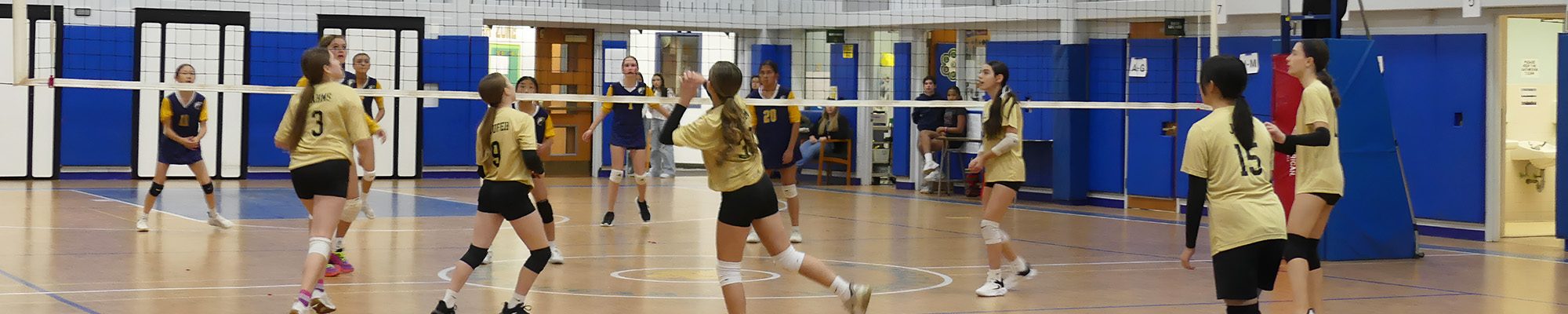 Girls volleyball game