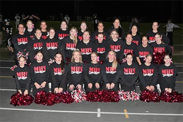 Cheerleading team