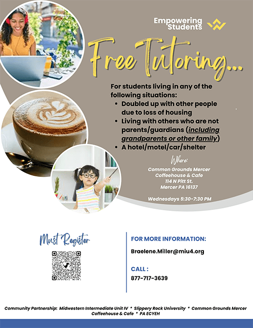 Free Tutoring flyer