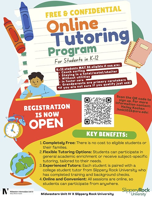 Online Tutoring Program Flyer