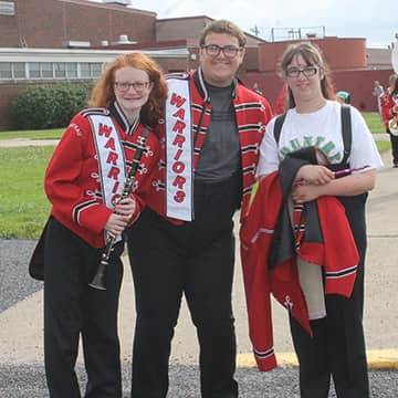 3 members of the school band