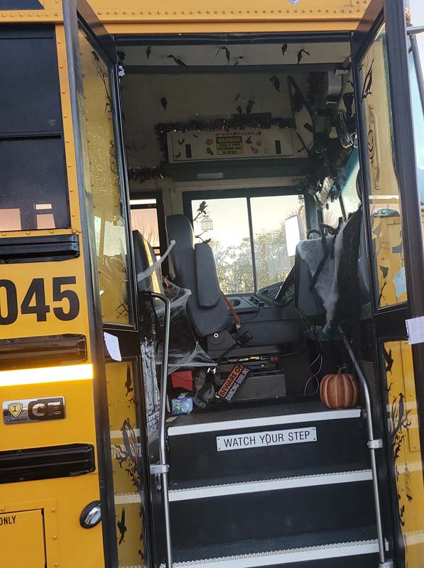 TrunkOrTreat Decorated School Bus