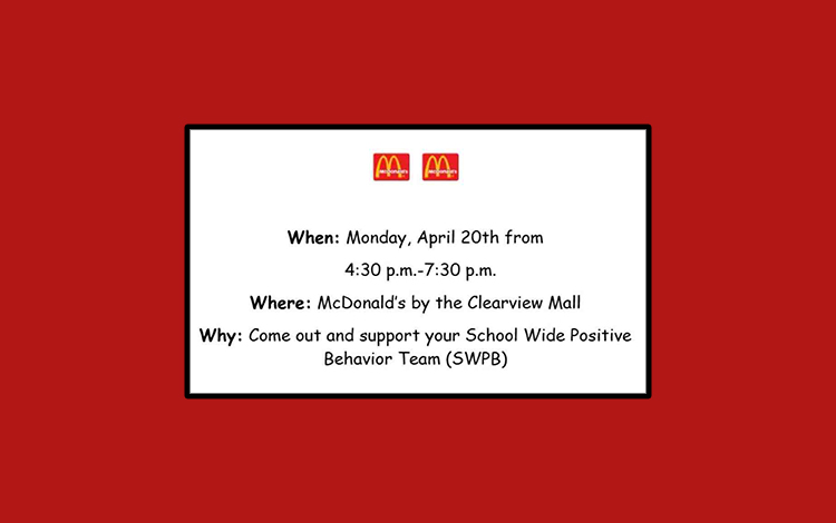 McTeacher Night Fundraiser