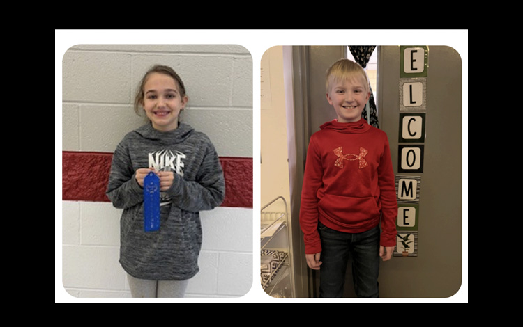 Two happy students representing Warrior Winds