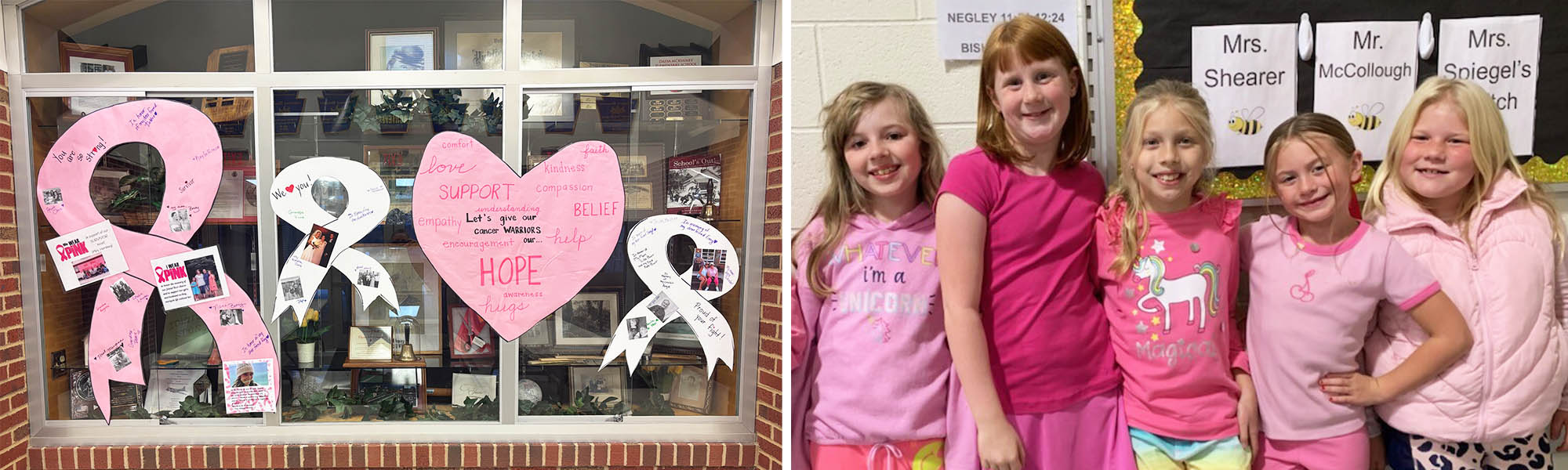 Photo collage of students and staff participating in Red Ribbon Week activities