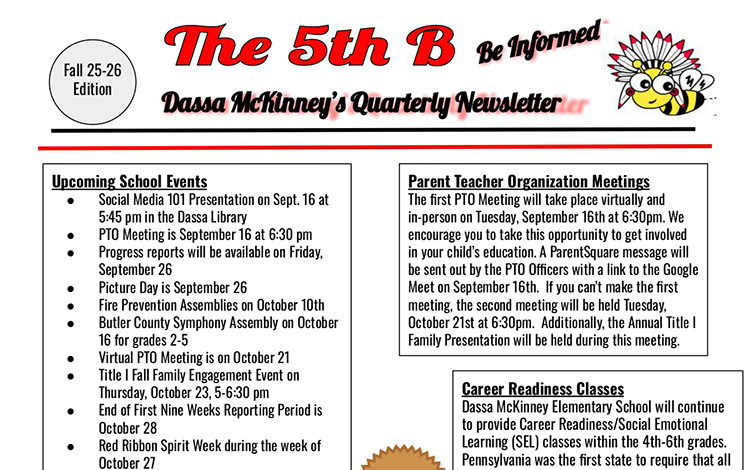 The Fall Newsletter