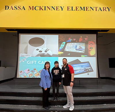 Dassa McKinney Warrior Wins student with two instructors