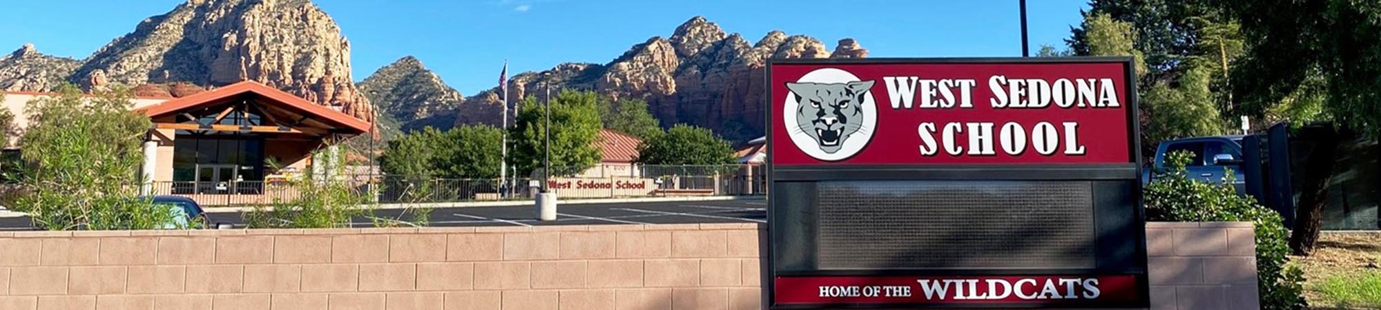 Front of West Sedona Elementary School