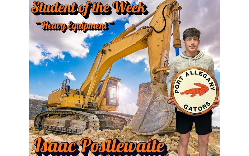 Student of the week Isaac Postlewaite