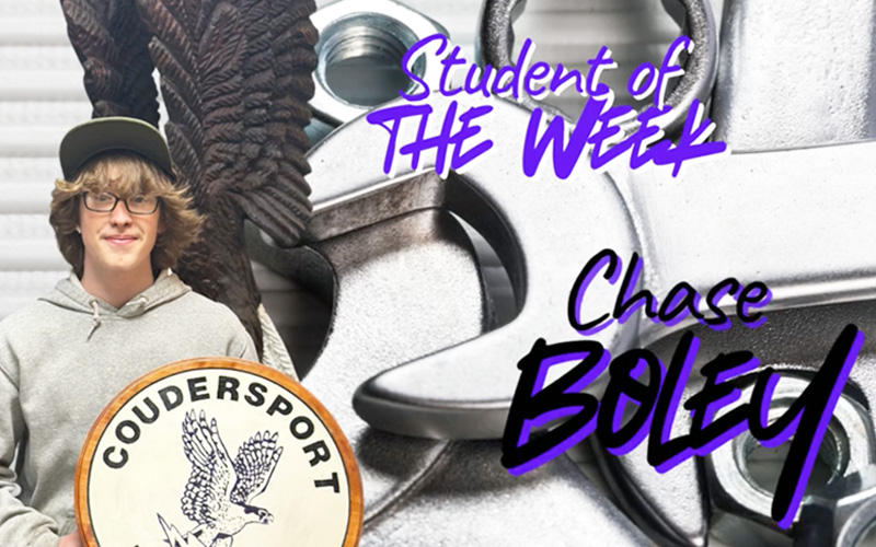 Seneca Highlands Career and Technical Center Student of the Week – Chase Boley