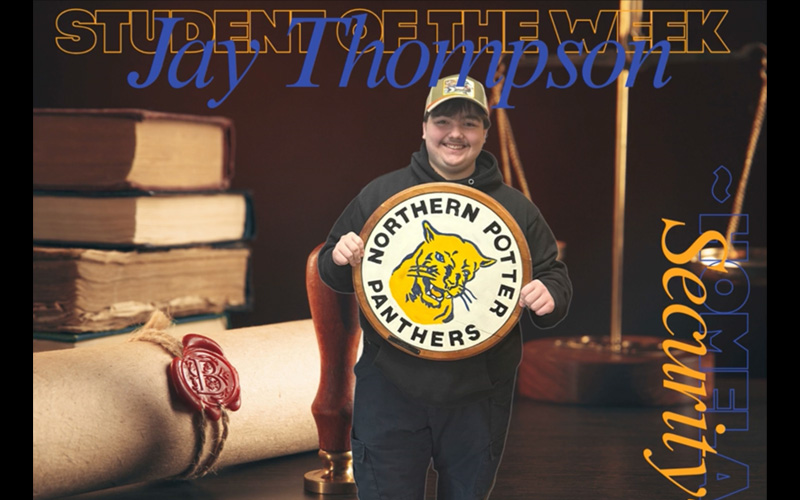 Seneca Highlands Career and Technical Center Student of the Week – Jay Thompson