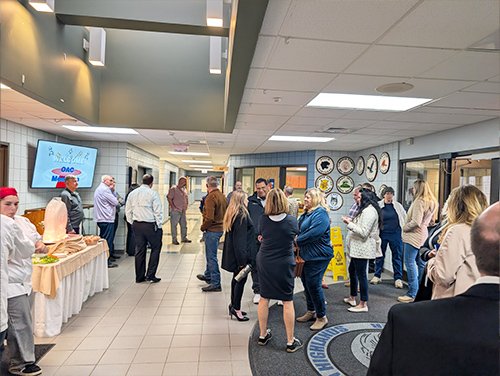 Guests arriving to the annual Occupational Advisory Committee dinner