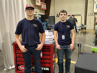 Students at Diesel Technology event