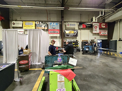 Students at Diesel Technology event