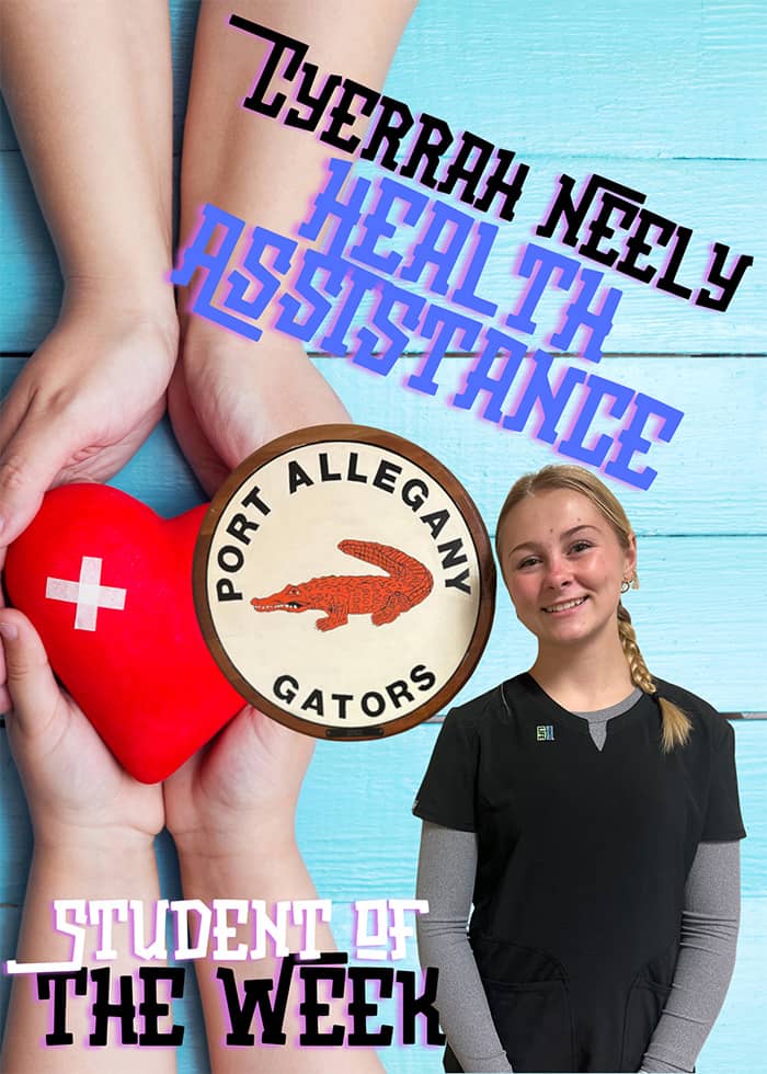 Cyerra Neely - Health Assistant - Student of the week - H