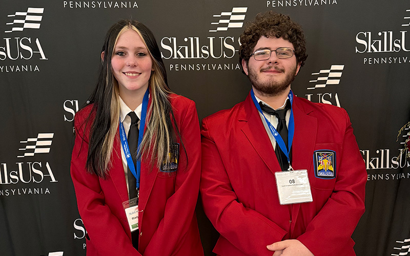 Two Seneca Highlands Career and Technical Center Students Compete in PA SkillUSA State Competition