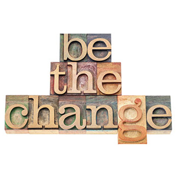 be the change