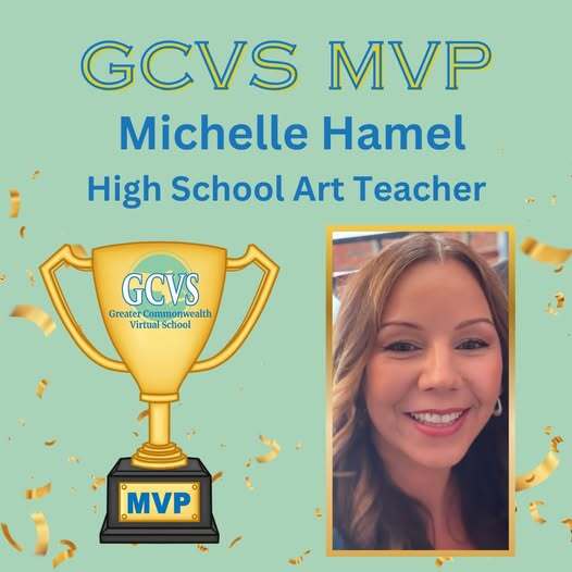 GCVS MVP Michelle Hamel High School Art Teacher