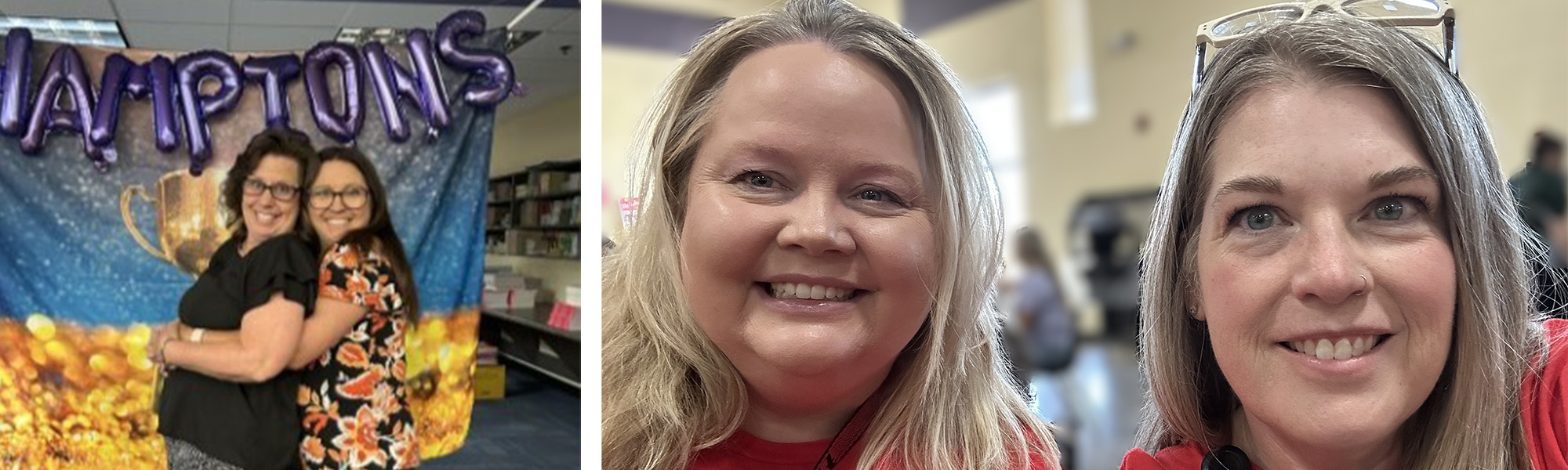 smiling staff members