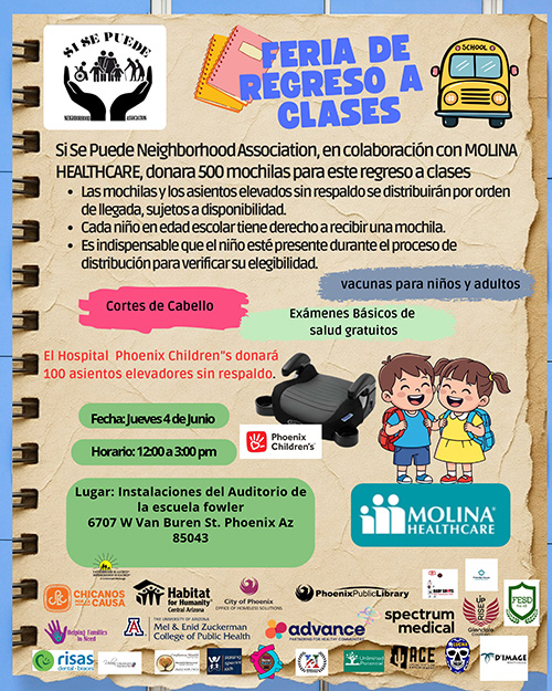 Back-to-School Fair Flyer - Spanish