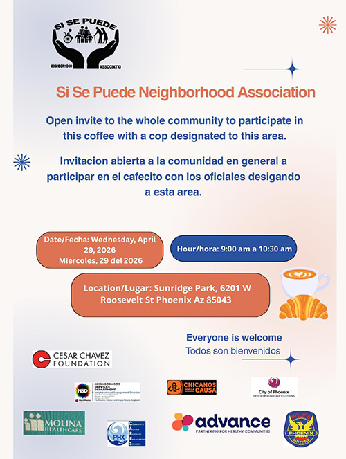 Coffee With A Cop Flyer