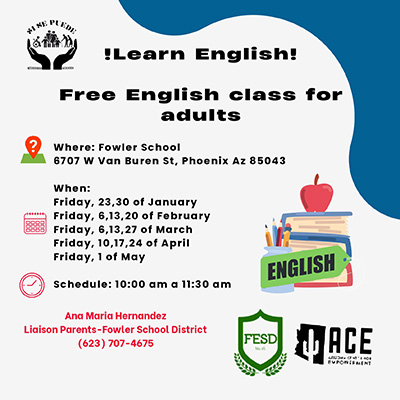 Learn English Flyer
