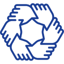 hands in a circle